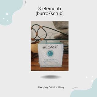 3 elementi (burro/scrub)