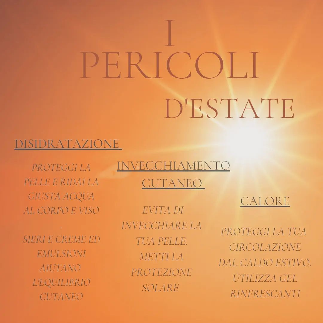 I pericoli d'estate Estetica Giusy I pericoli d'estate